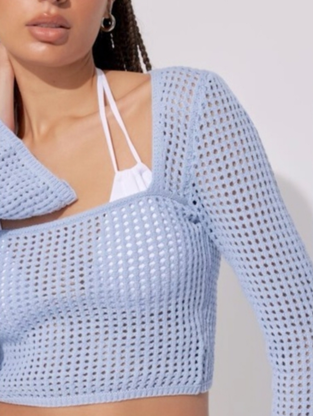 Garage Open Knit Crop